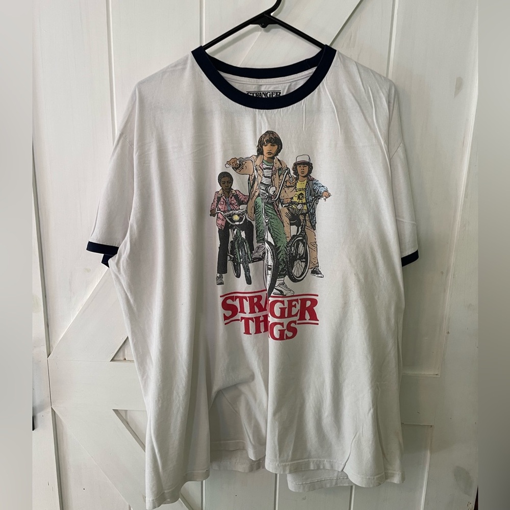 Men’s, 2x, stranger things, tee, Netflix, character, summer, fall, school